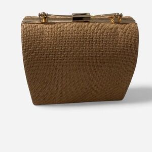 MOMA Gold Frame Clutch Bag